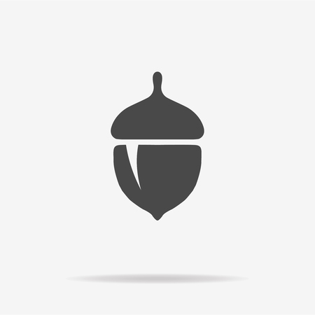 Acorn icon. Vector concept illustration for design.のイラスト素材