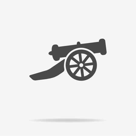 Cannon icon. Vector concept illustration for design.のイラスト素材
