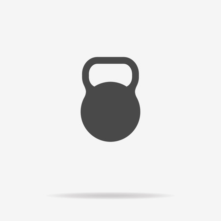 Kettlebell icon. Vector concept illustration for design.のイラスト素材