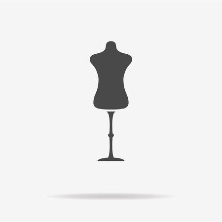 Mannequin icon.  Vector concept illustration for design.のイラスト素材