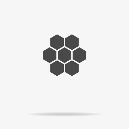 Honeycomb icon. Vector concept illustration for design.のイラスト素材