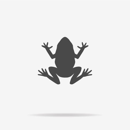 Frog icon. Vector concept illustration for design.のイラスト素材