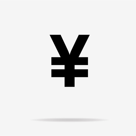 Chinese yuan icon. Vector concept illustration for design.のイラスト素材