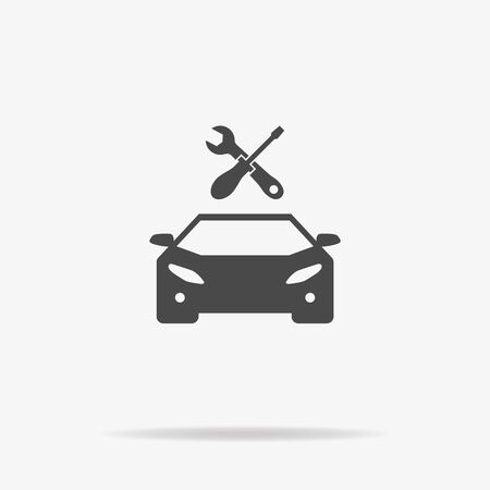 Auto service icon. Vector concept illustration for design.のイラスト素材