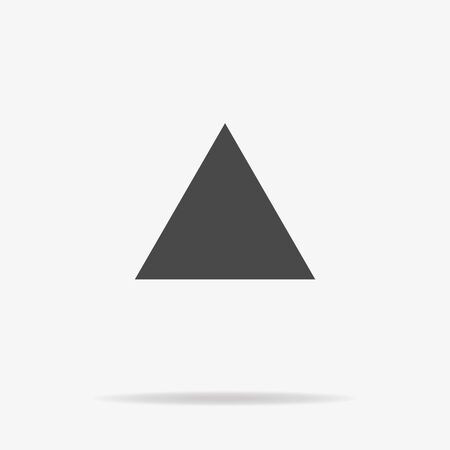 Triangle icon. Vector concept illustration for design.のイラスト素材