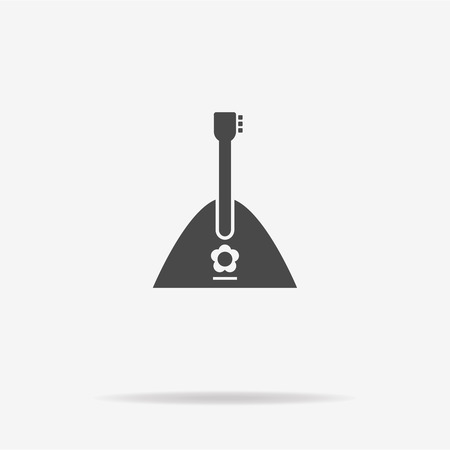 Balalaika icon. Vector concept illustration for design.のイラスト素材
