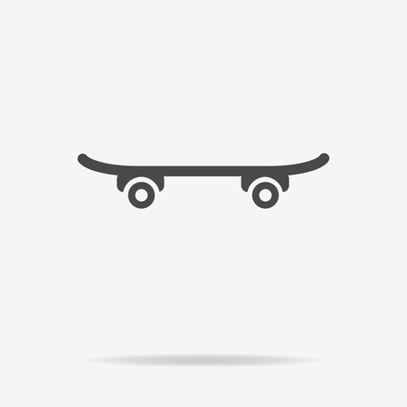 Skateboard icon. Vector concept illustration for design.のイラスト素材