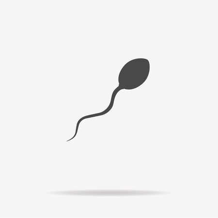 Sperm icon. Vector concept illustration for design.のイラスト素材
