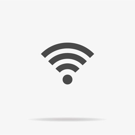 Wifi icon. Vector concept illustration for design.のイラスト素材