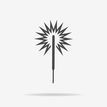 Party sparkler icon. Vector concept illustration for design.のイラスト素材