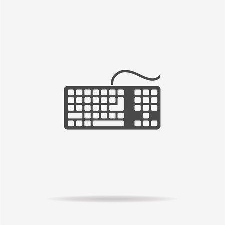 Keyboard icon. Vector concept illustration for design.のイラスト素材