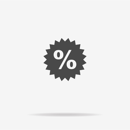 Percent icon. Vector concept illustration for design.のイラスト素材