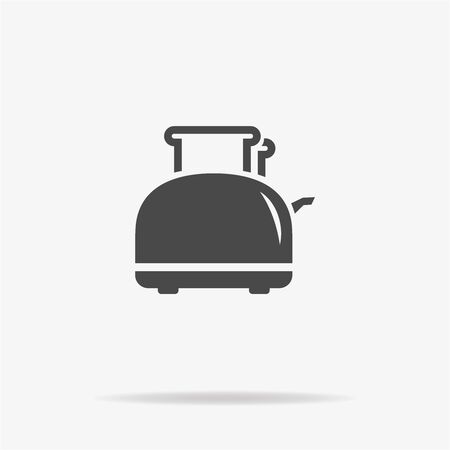 Toaster icon. Vector concept illustration for design.のイラスト素材