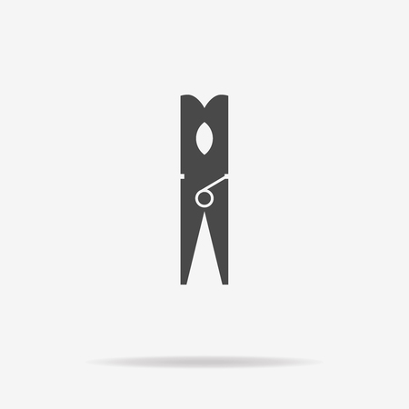 Clothes pin icon. Vector concept illustration for design.のイラスト素材