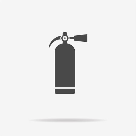 Fire extinguisher icon. Vector concept illustration for design.のイラスト素材