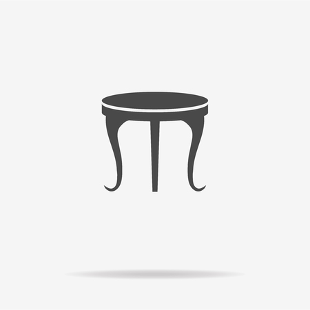 Table icon. Vector concept illustration for design.のイラスト素材