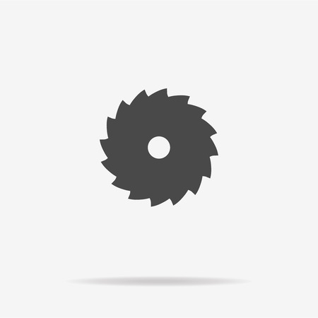 Industrial saw icon. Vector concept illustration for design.のイラスト素材