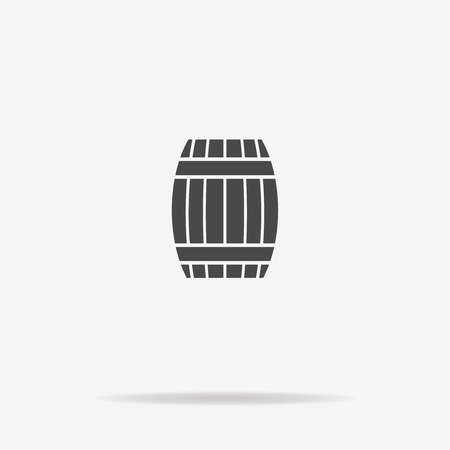 Barrel icon. Vector concept illustration for design.のイラスト素材
