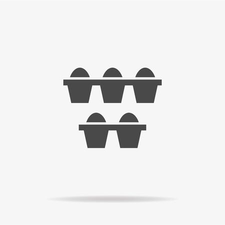 Eggs icon. Vector concept illustration for design.のイラスト素材
