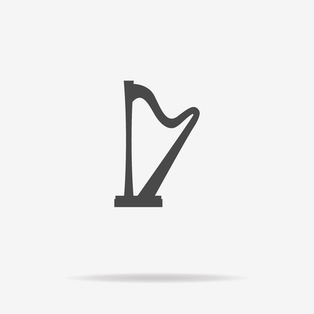 Harp icon. Vector concept illustration for design.のイラスト素材