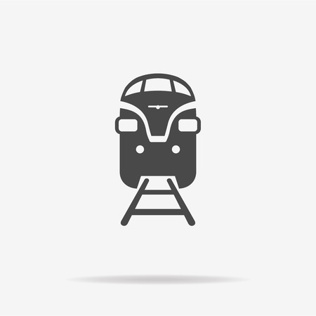 Train icon. Vector concept illustration for design.のイラスト素材