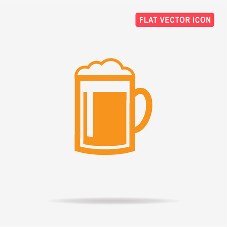 Beer icon. Vector concept illustration for design.のイラスト素材