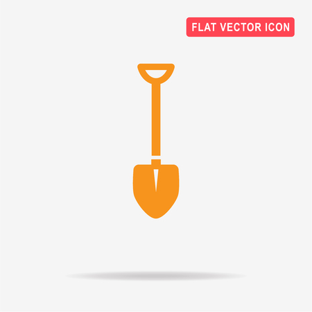 Shovel icon. Vector concept illustration for design.のイラスト素材