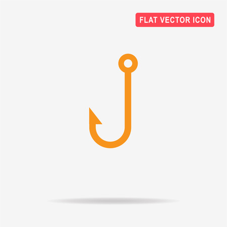 Hook icon. Vector concept illustration for design.のイラスト素材
