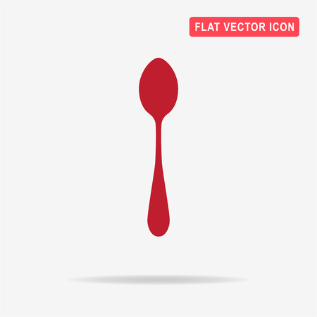 Spoon icon.  Vector concept illustration for design.のイラスト素材