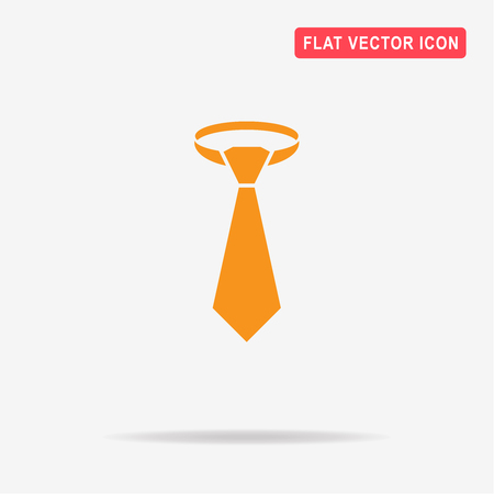 Necktie icon. Vector concept illustration for design.のイラスト素材