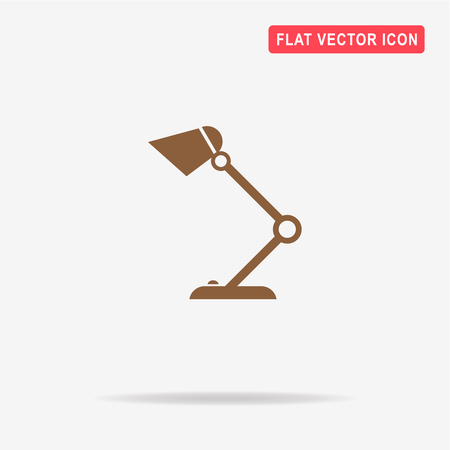 Table lamp icon. Vector concept illustration for design.のイラスト素材