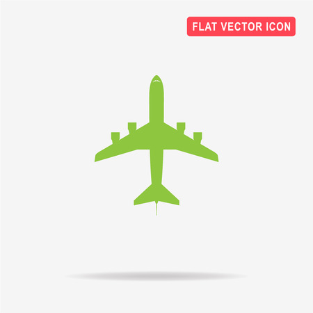 Airplane icon. Vector concept illustration for design.のイラスト素材