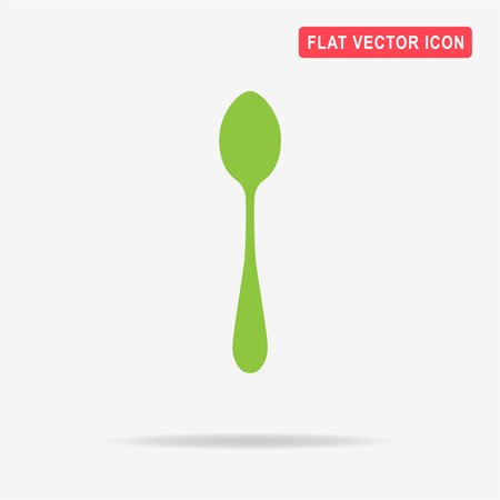Spoon icon.  Vector concept illustration for design.のイラスト素材