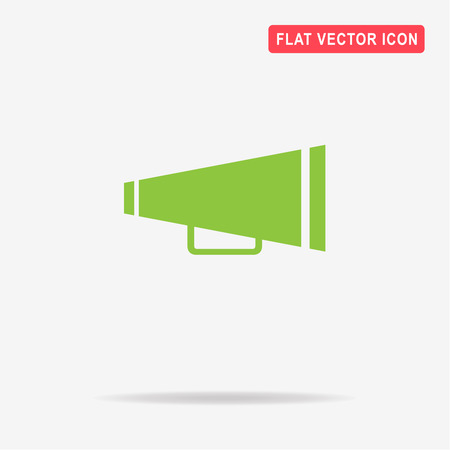 Cheer megaphone icon. Vector concept illustration for design.のイラスト素材