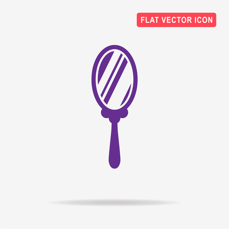 Mirror icon. Vector concept illustration for design.のイラスト素材