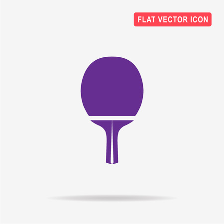 table tennis racket icon. Vector concept illustration for design.のイラスト素材