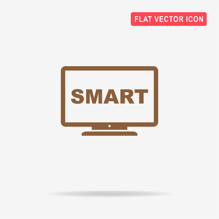 Smart tv icon. Vector concept illustration for design.のイラスト素材