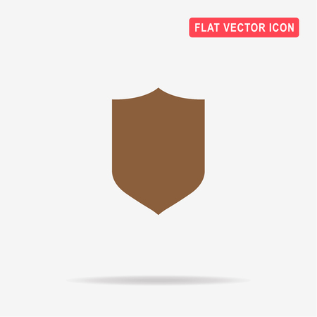 Shield icon. Vector concept illustration for design.のイラスト素材