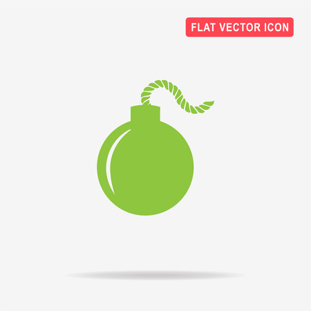 Bomb icon. Vector concept illustration for design.のイラスト素材