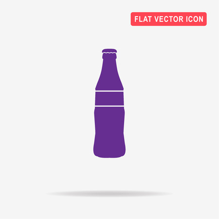 Bottle icon. Vector concept illustration for design.のイラスト素材