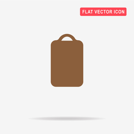Cutting board icon. Vector concept illustration for design.のイラスト素材
