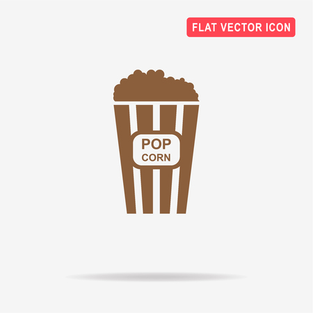 Pop corn icon. Vector concept illustration for design.のイラスト素材