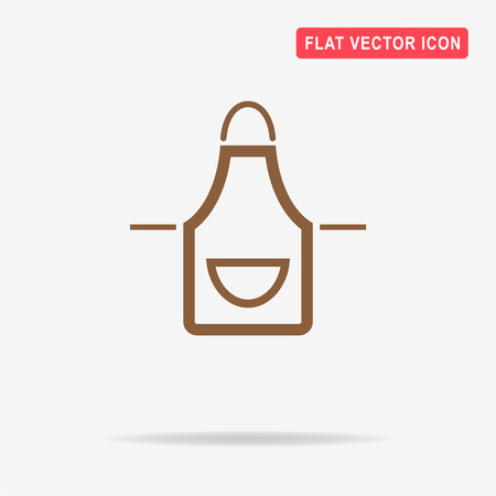 Apron icon. Vector concept illustration for design.のイラスト素材
