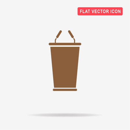 Podium icon. Vector concept illustration for design.のイラスト素材
