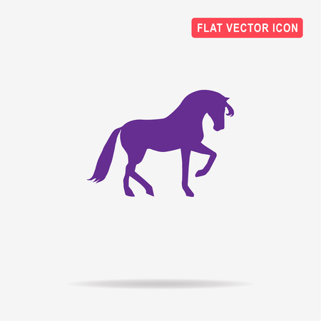 Horse icon. Vector concept illustration for design.のイラスト素材