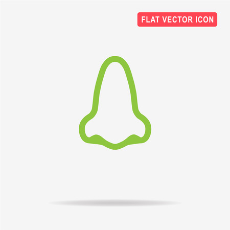 Nose icon. Vector concept illustration for design.のイラスト素材