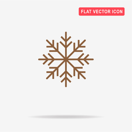 Christmas snowflake icon. Vector concept illustration for design.のイラスト素材