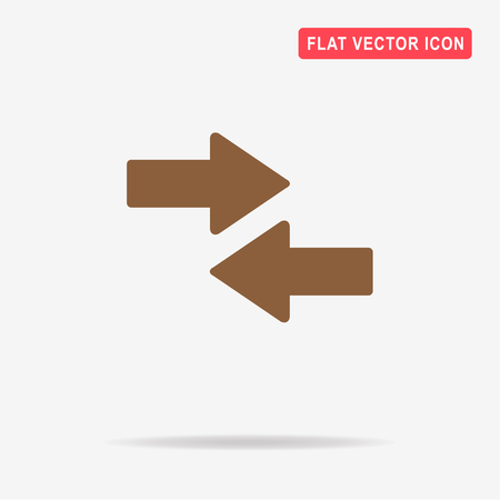 Arrow icon. Vector concept illustration for design.のイラスト素材