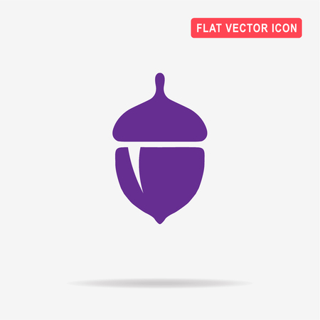 Acorn icon. Vector concept illustration for design.のイラスト素材