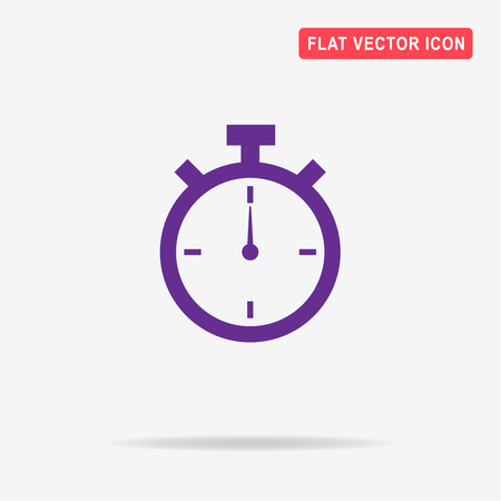Timer icon. Vector concept illustration for design.のイラスト素材